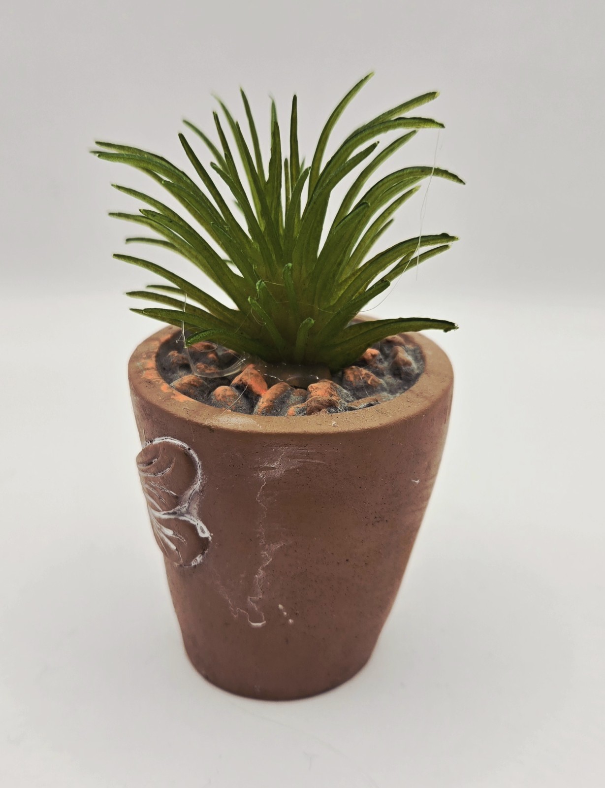 3 Inch 2 Pack Decorative Artificial Succulent – Dragonfly Pattern Terracotta
