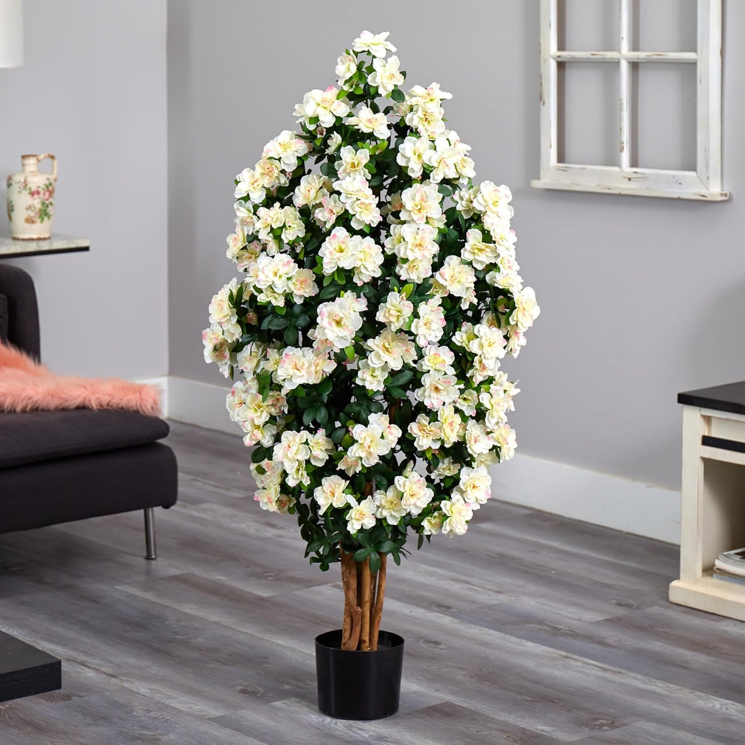 57″ Azalea Artificial Tree – Lifelike Home Décor for Any Space