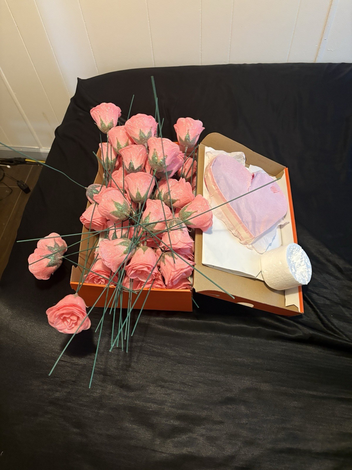 Pink Flower Bouquet “Will You Be My Girlfriend?” DIY Project