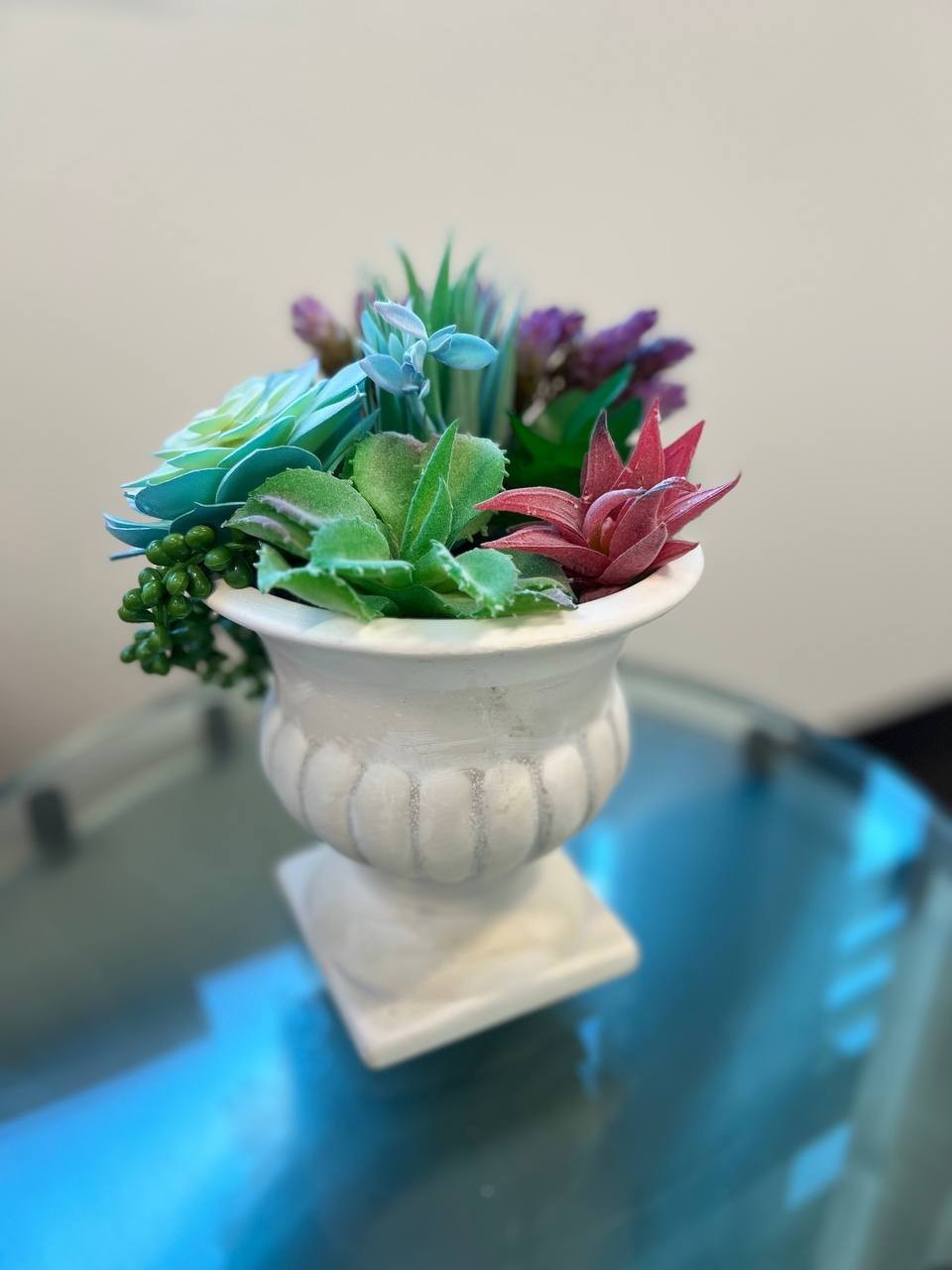 Artificial Succulents Fake Plants 16 Pcs Set Faux Plants Indoor Home Decor