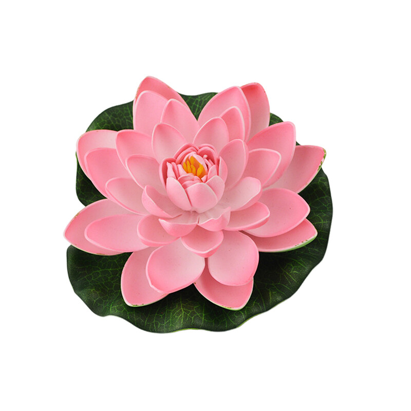 10cm/17cm Simulated Lotus Flower Fake Plant Pond Decor Artificial Water Lily.