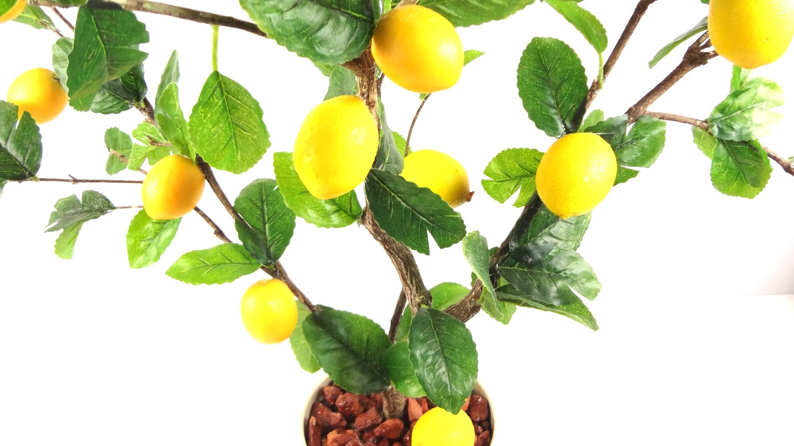 LEMON TREE 25″ (Large) Artificial Display Decoration (17 lemons)