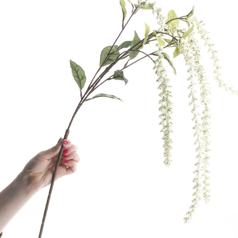 Set of 2 Flowing and Cascading Artificial Cream Amaranthus 25″ Spray Branches