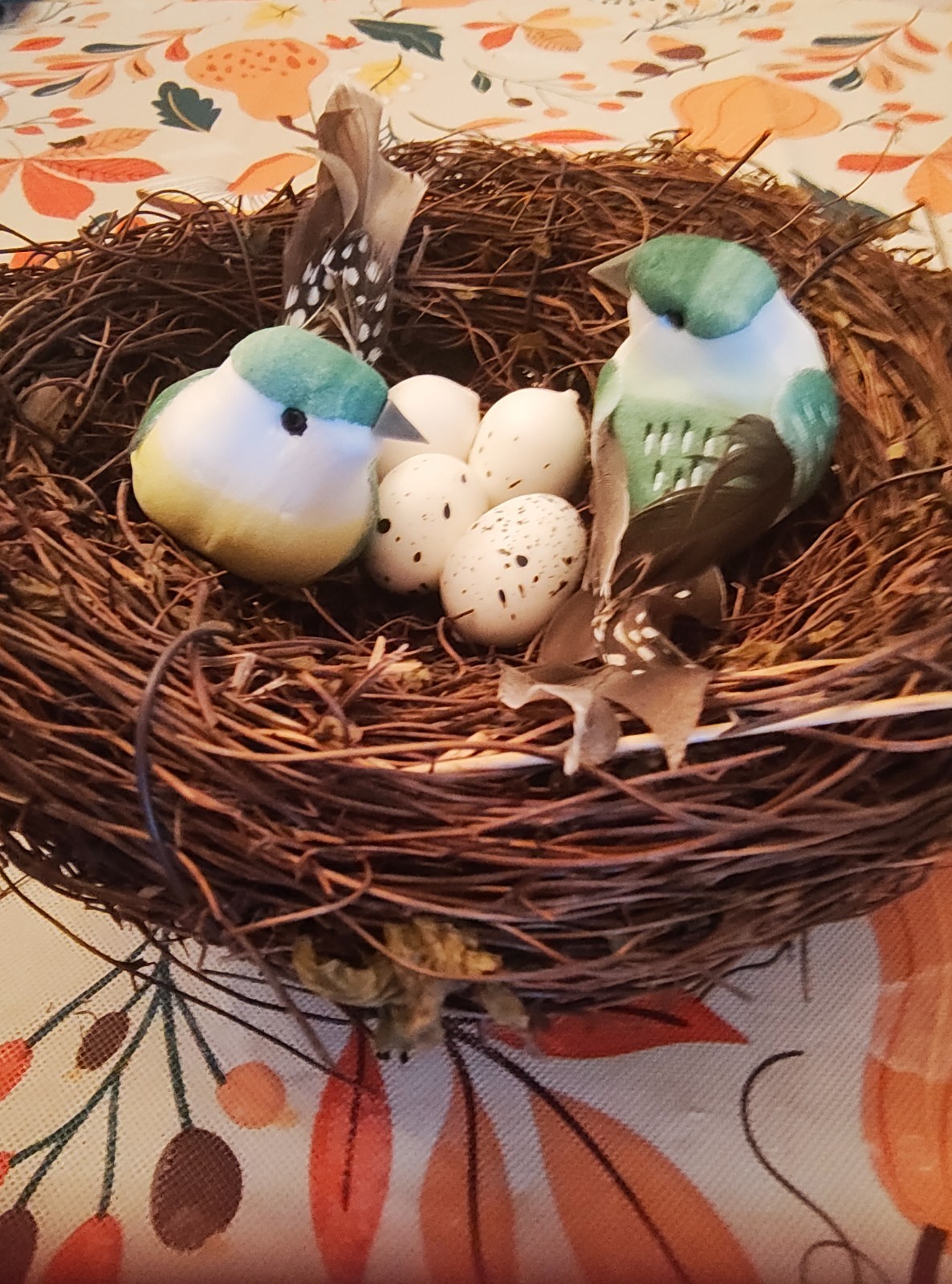 6″ Artificial Faux Bird’s Nest with Eggs.