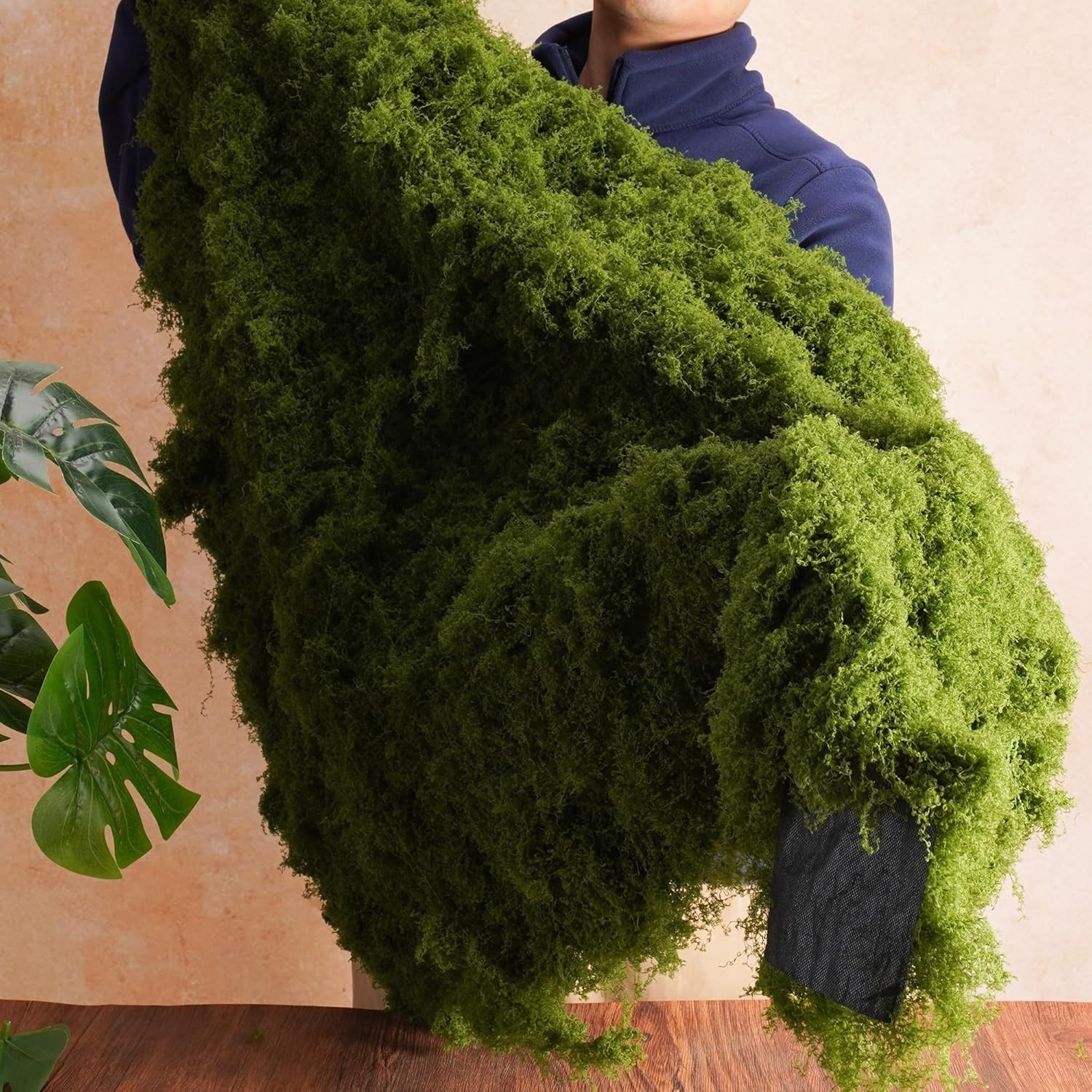 Artificial Moss Mat for Wedding Decor and Indoor Crafts 39×39 Inch