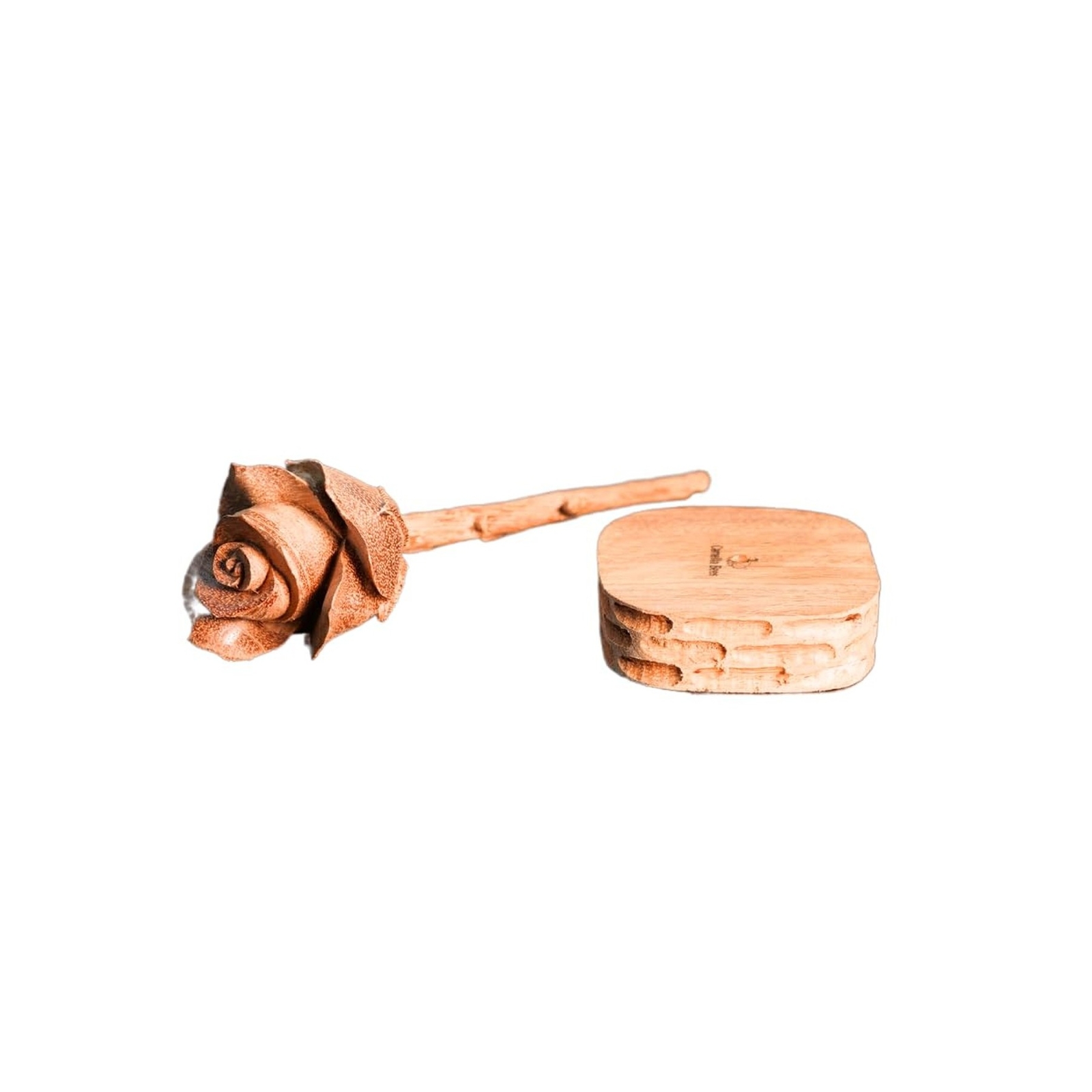 Wooden Rose, Wood Anniversary Flower Gift for Valentines, Mothers Day, 5th We…