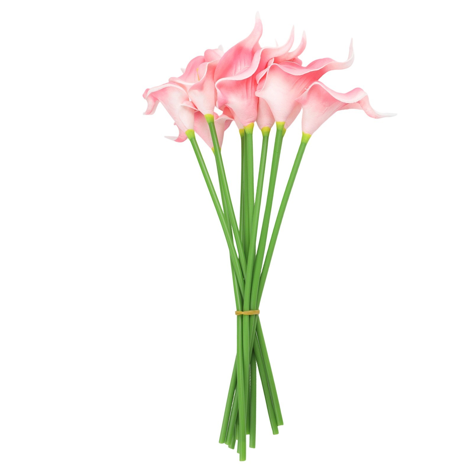 10Pcs PU Artificial Calla Lily Flowers for Wedding and Event Decoration