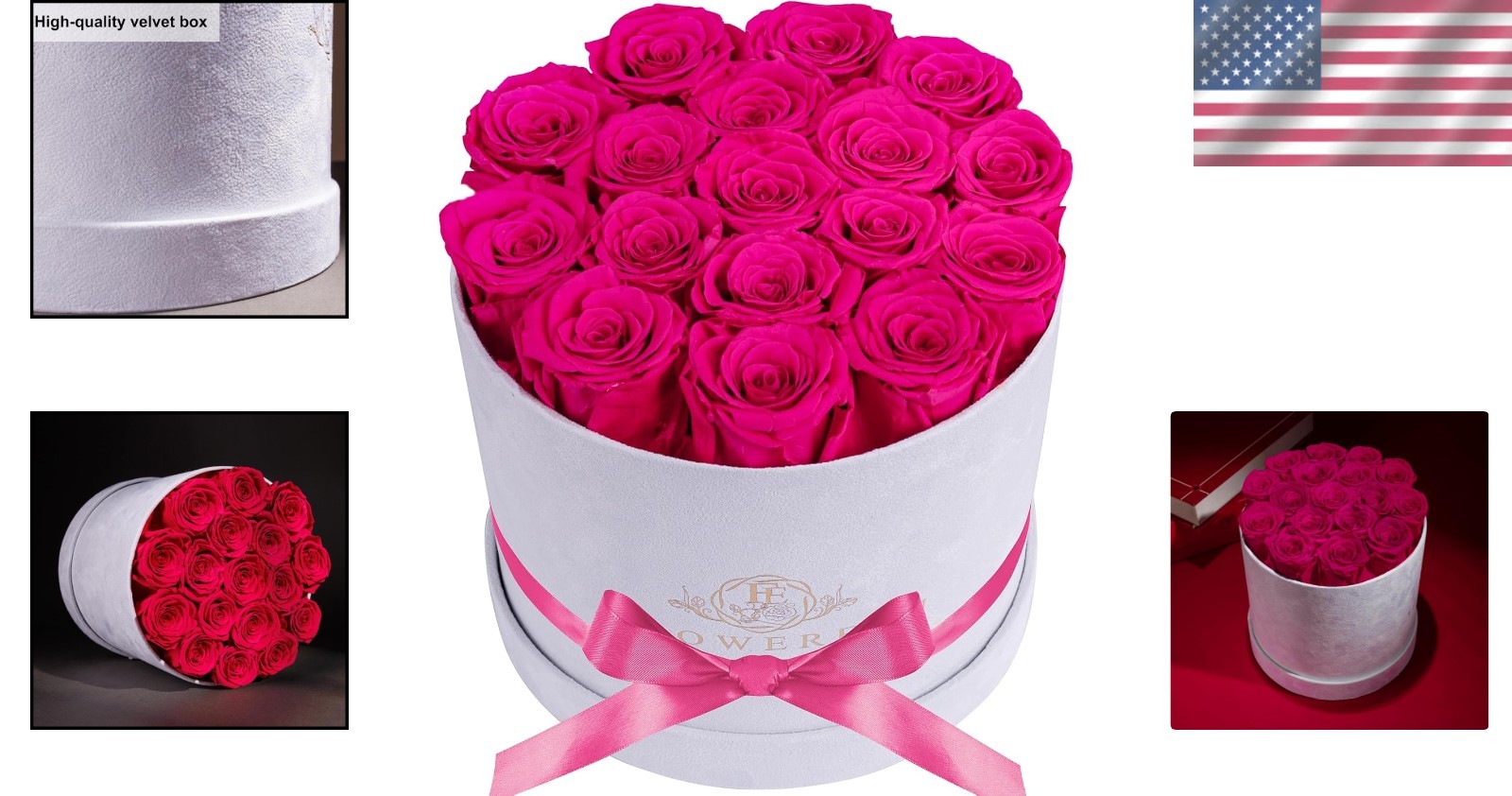 Gorgeous 17 Roses in Suede Box – Perfect for Anniversaries & Special Moments