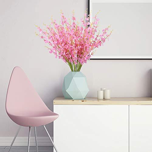 Artificial Dancing Lady Orchid Silk Faux Flowers Fake Butterfly Orchids 10 Pc…