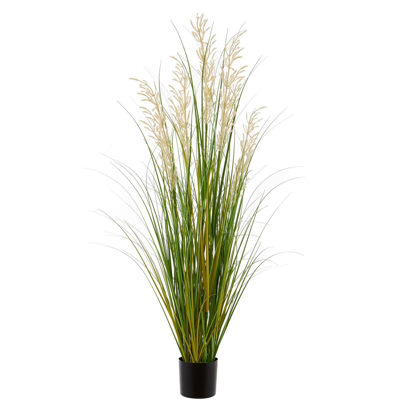 Artificial Plant, 47in Tall Pampas Grass, Faux House Plants in Pot, Indoor De…