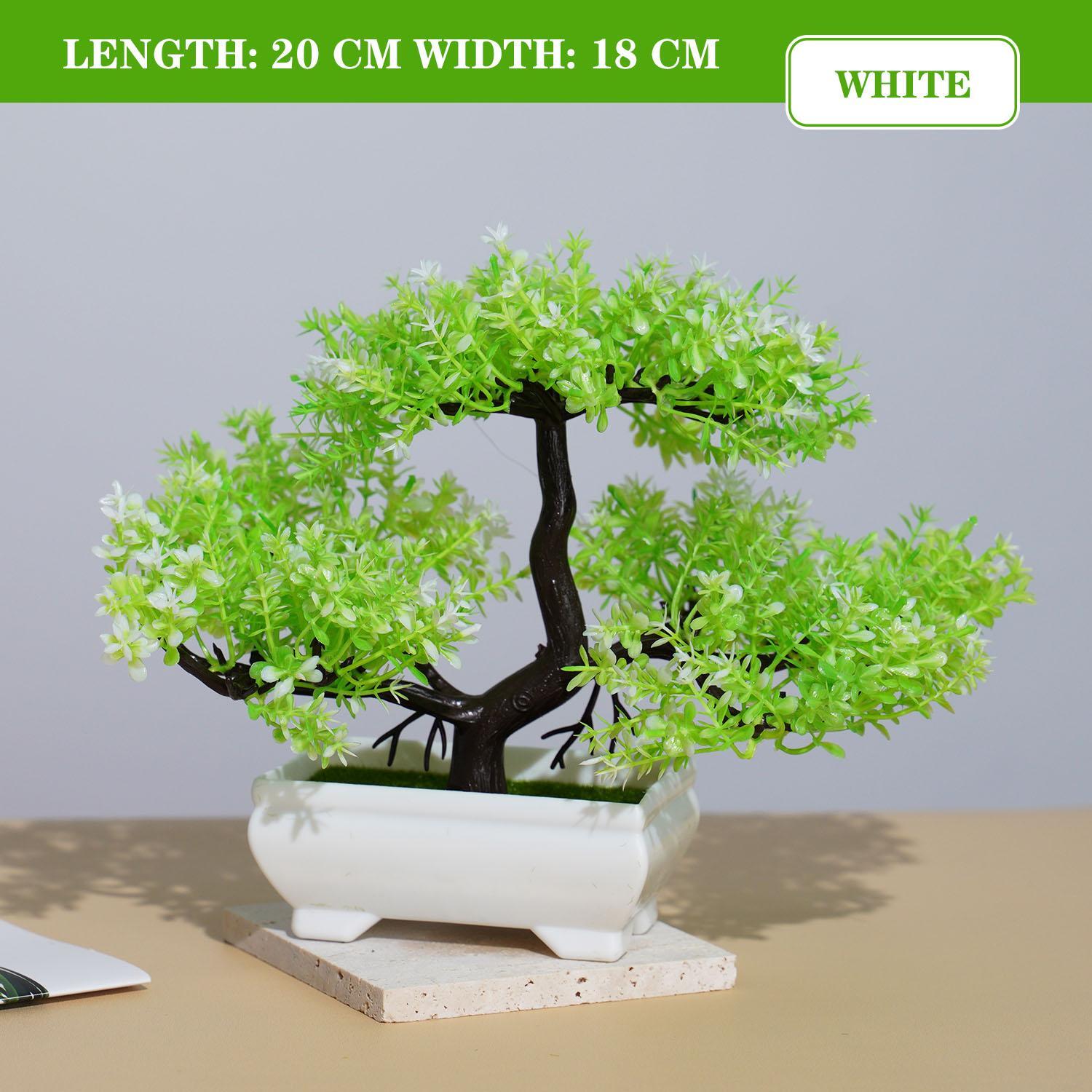 Artificial Bonsai Tree – Fake Potted Plant for Home, Office & Garden Decor