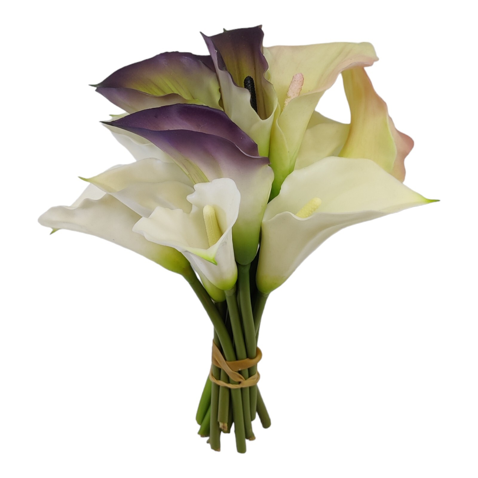 VTG Faux Artificial Calla Lily Flower Bouquet
