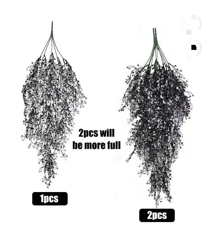 4PCS Decorative Flowers Vine Hanging Artificial Plants Hanging Plant