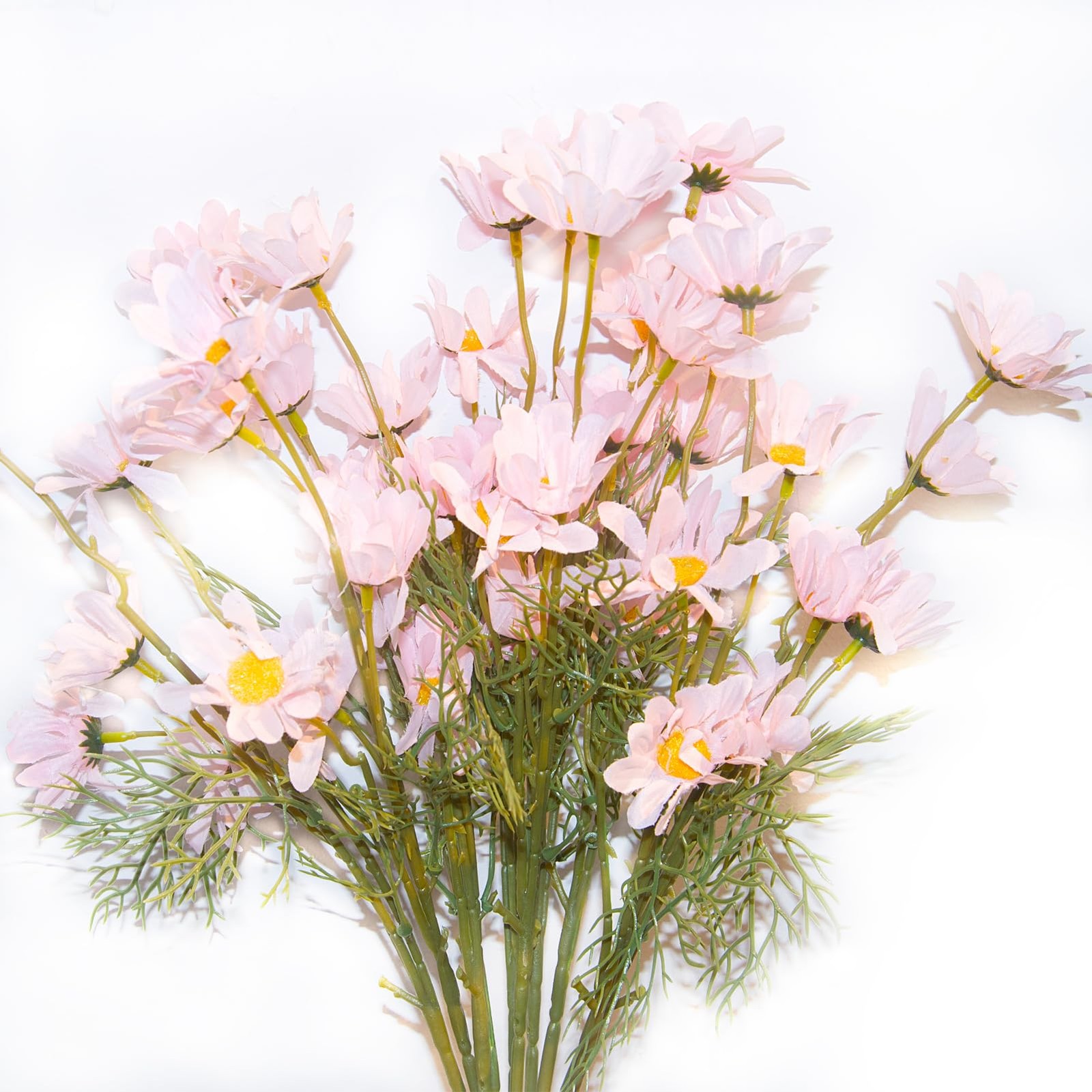 Artificial Flowers Pink Artificial Daisy Flowers, 10 Pcs Wild Flower Artifici…