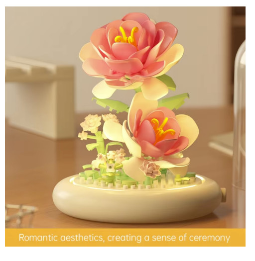 Eternal Rose Mini Building Blocks Flower Valentine’s Day Gift