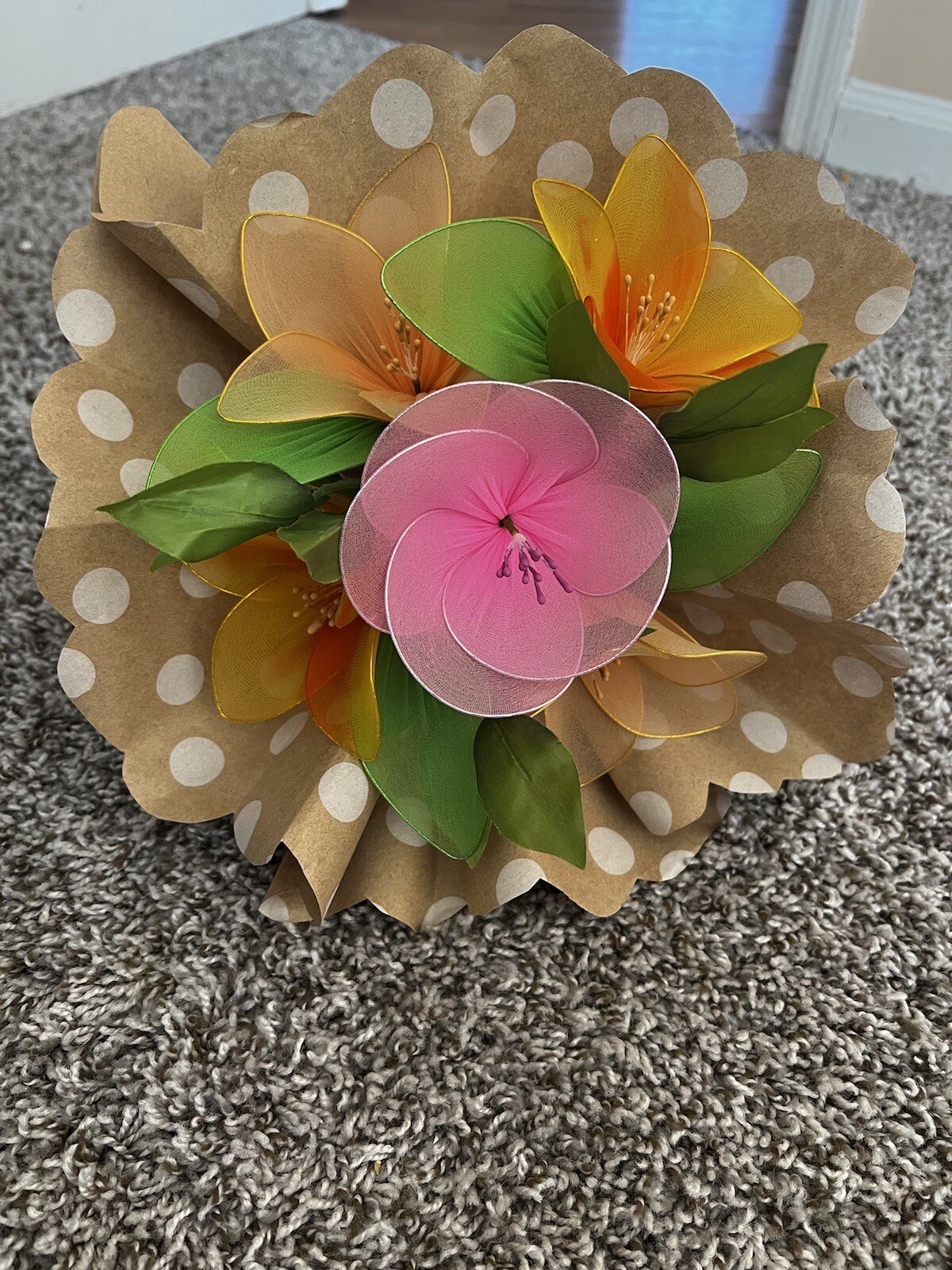 Hand Made Nylon Flowers