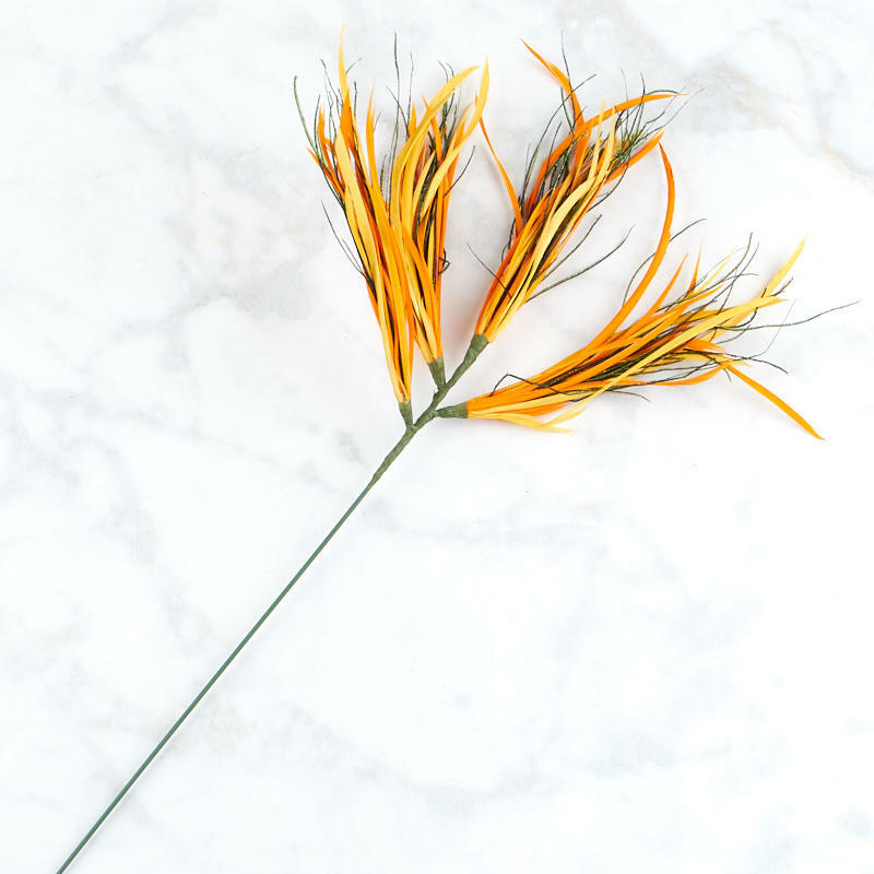 Factory Direct Craft Colorful Gold Feather Accenting Sprays | 2 Sprays