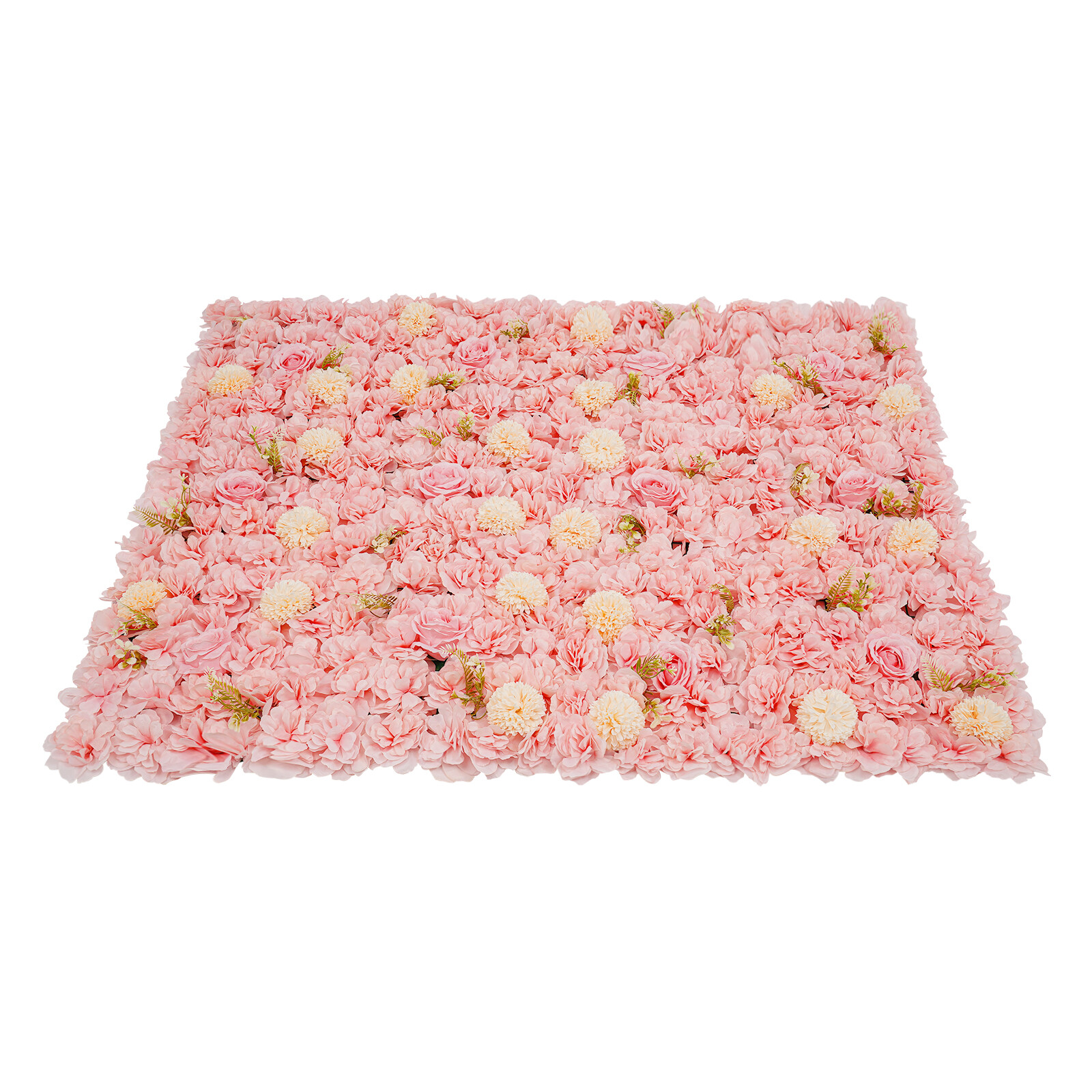 3D 12Pcs Flower Wall Panel-Artificial Flower Wall Background Silk Rose Mat