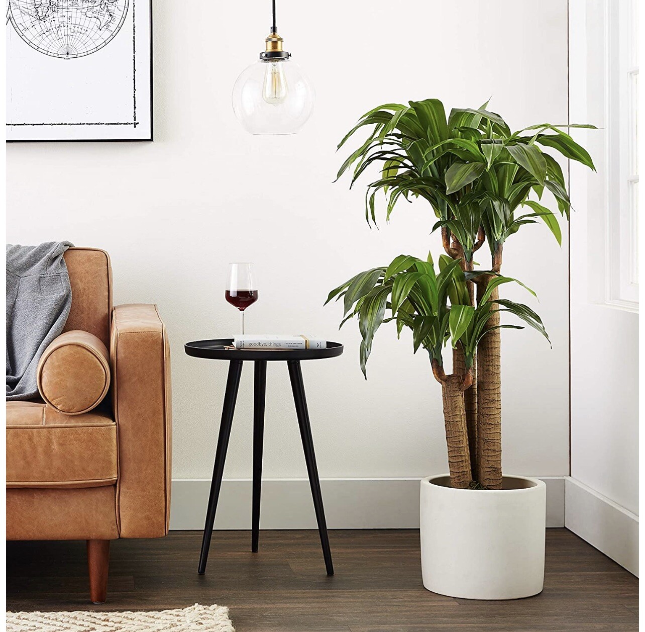 4′ Triple Corn Stalk Dracaena Artificial Tree (Real Touch) Home Deco Retail $127