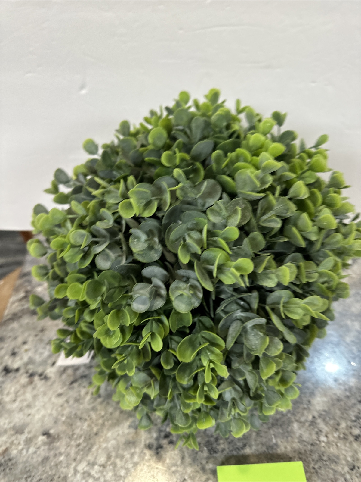 11″ Faux Real Touch Eucalyptus Sphere Green Valerie Parr Hill