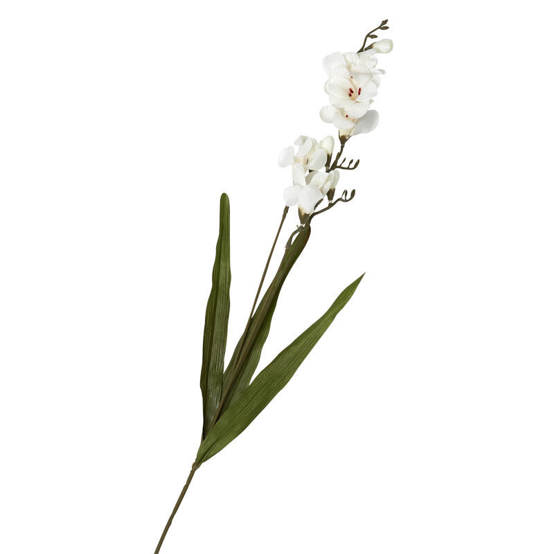 Package of 12 White Artificial Freesia 26″ Floral Sprays