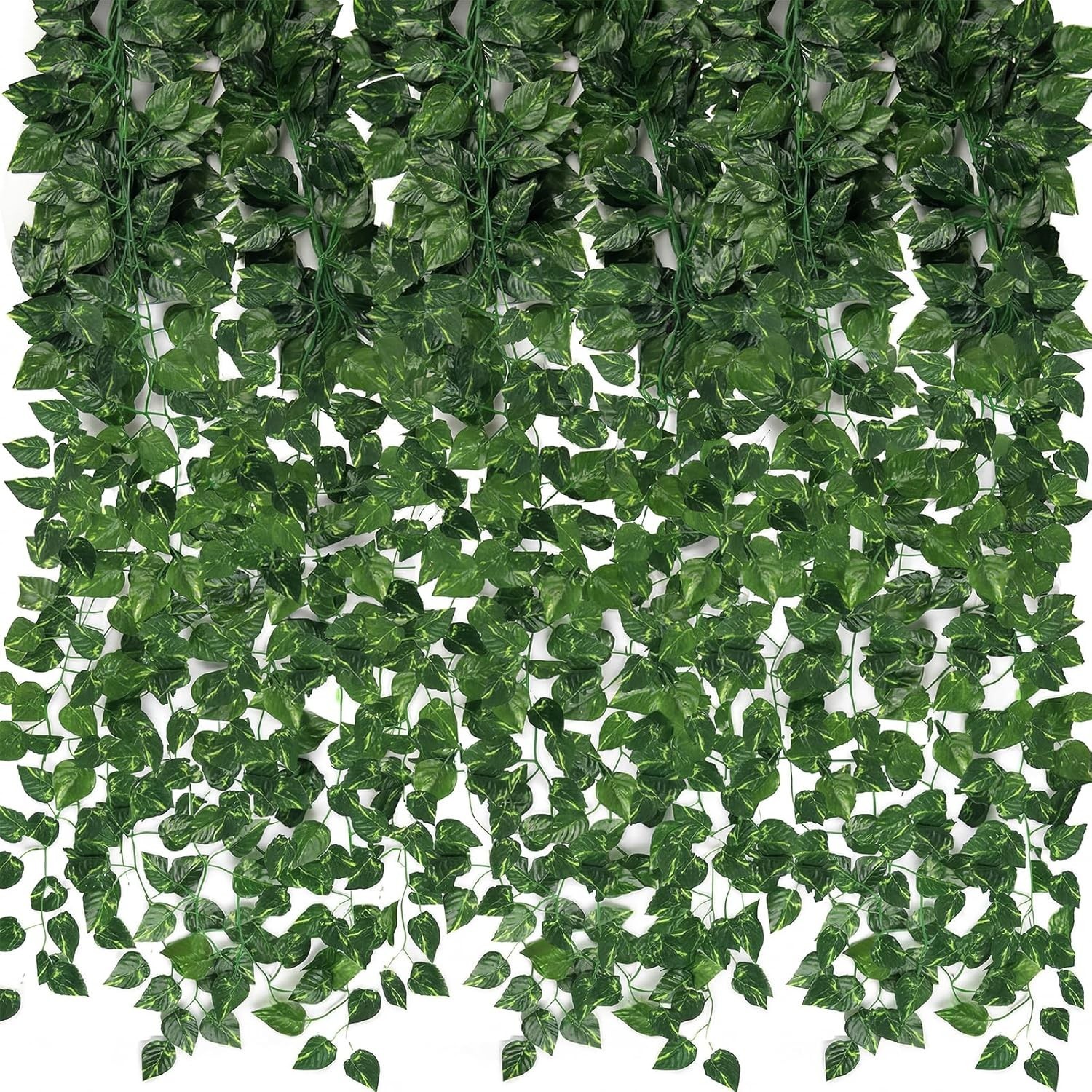 Fake Vines for Room Decor 24 Pack 168ft Artificial Ivy Greenery Garland for B…