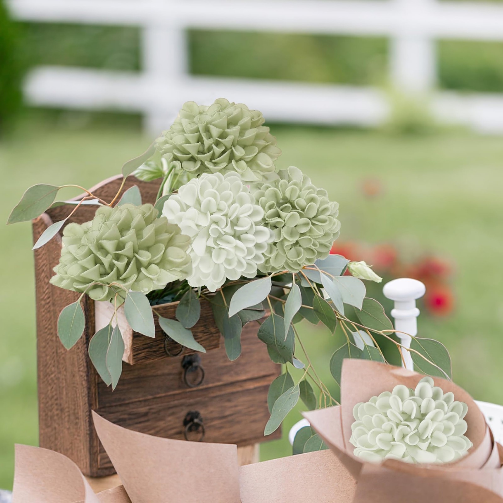 Artificial Flowers, 25pcs Realistic Artificial Rose for DIY Wedding Bouquets …