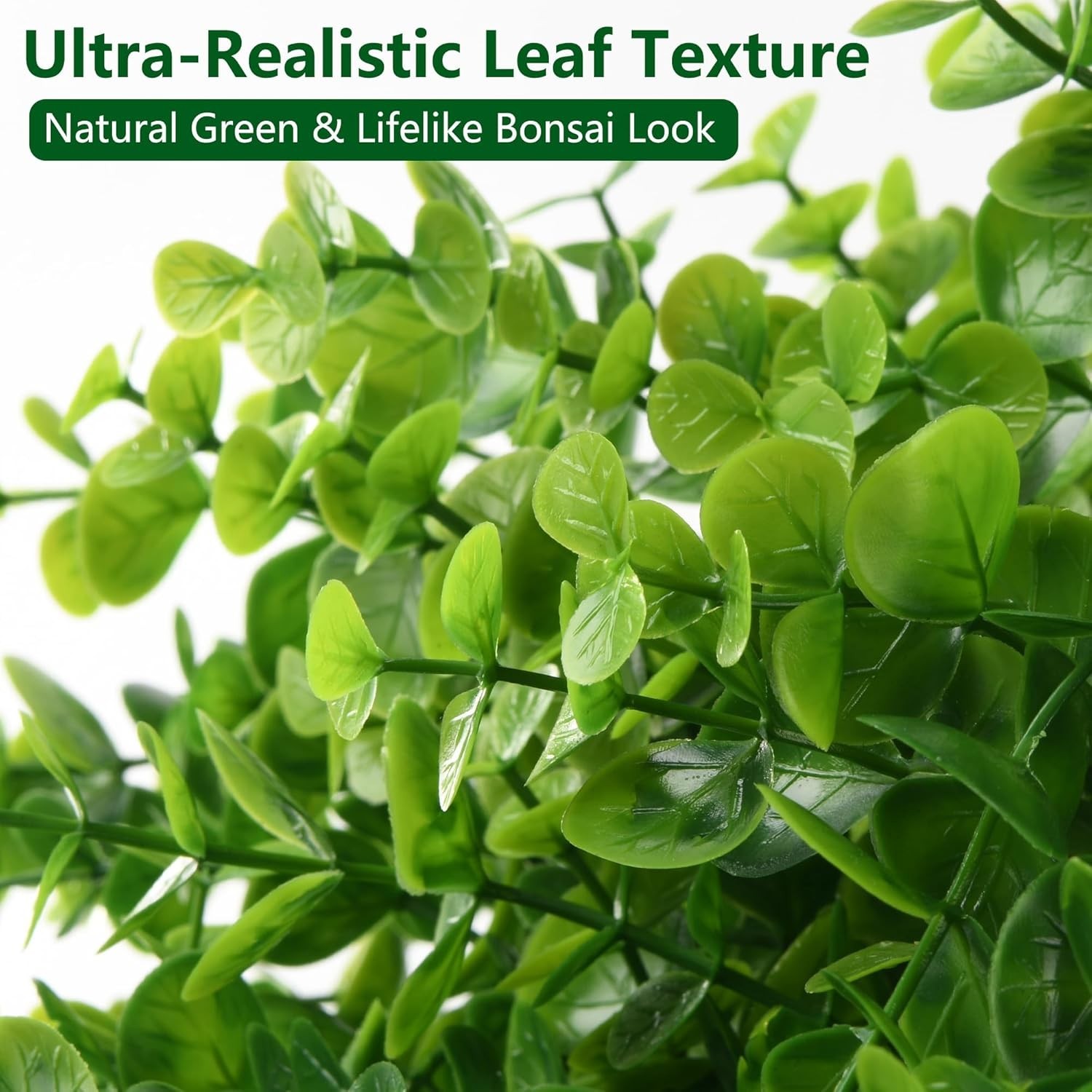 Elegant 14-Inch Potted Boxwood Topiaries – UV-Resistant Greenery for Any Space