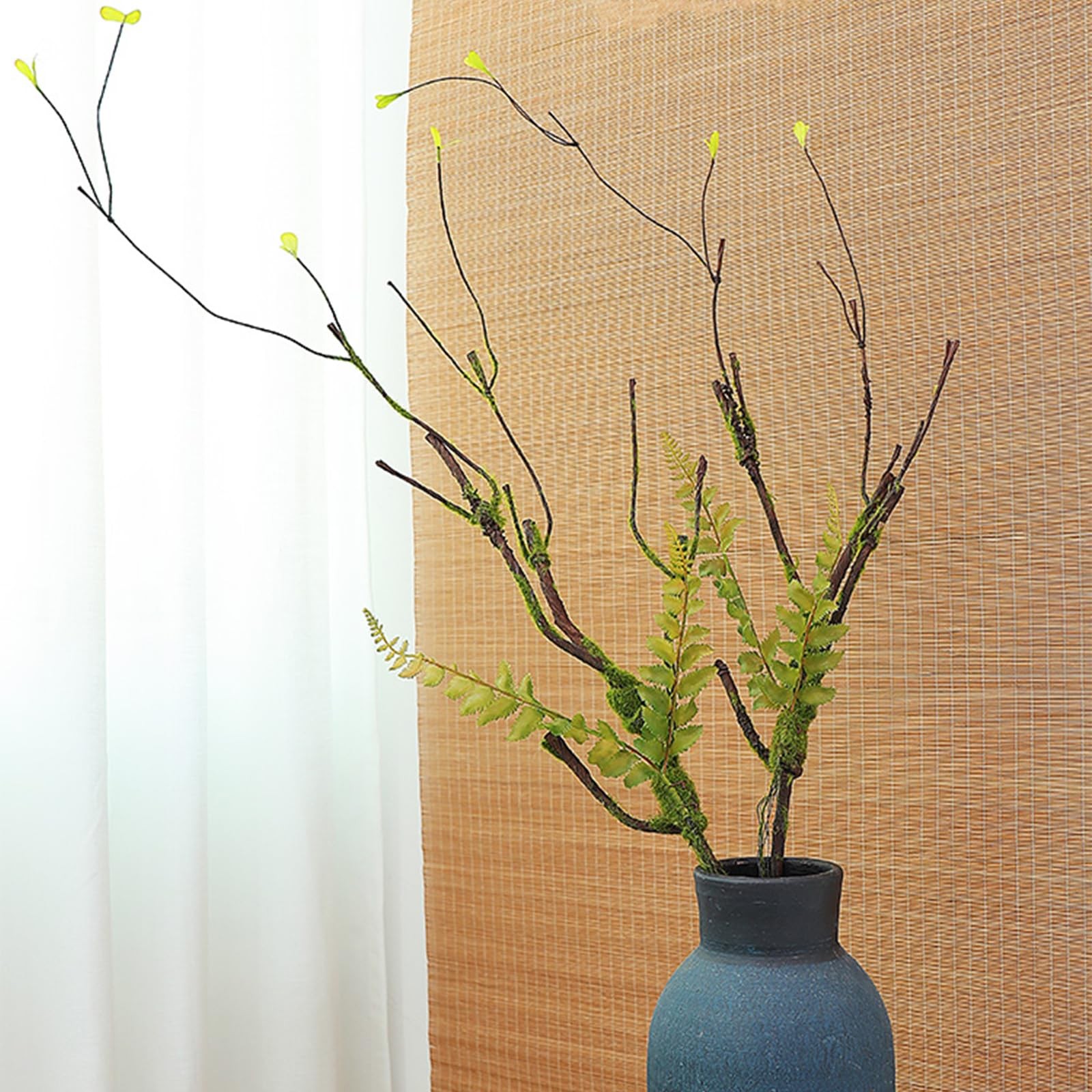 2 PCS 40 Inch Bendable Artificial Cherry Blossom Branches, Vines for Decor