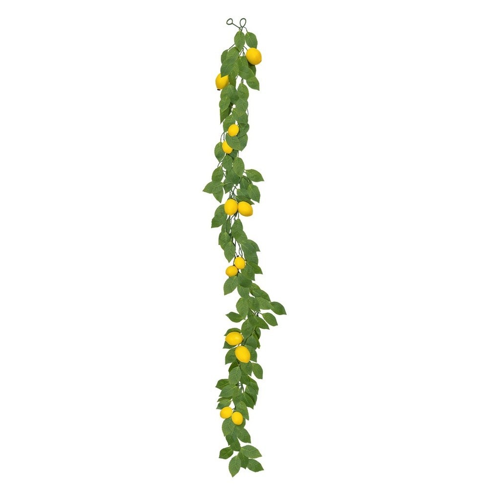 Artificial Lemon Vine with Detailed Craftsmanship for Modern Farmhouse Style