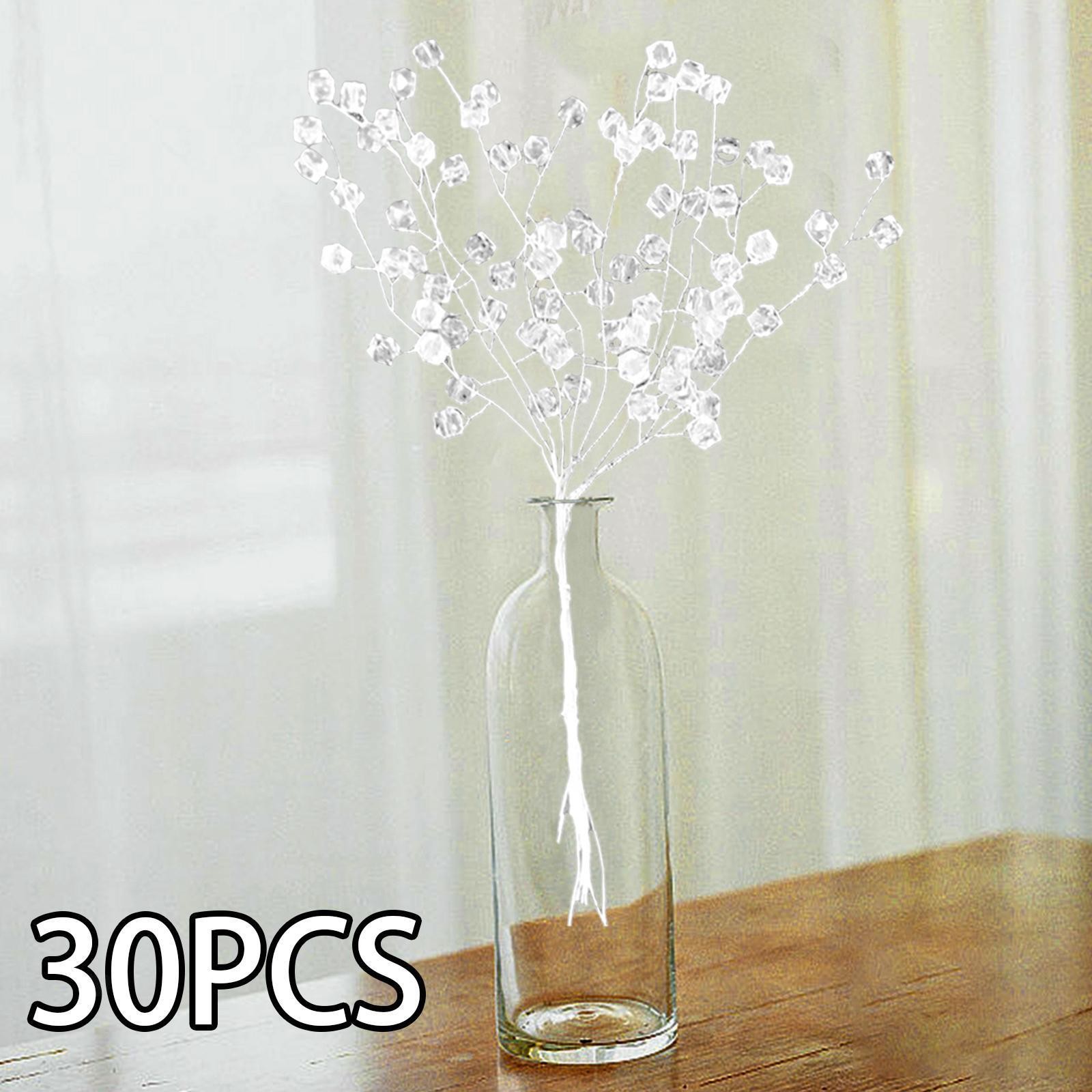 30 Pieces Artificial Bouquets Rhombus Shape Decoration DIY Crafts Floral