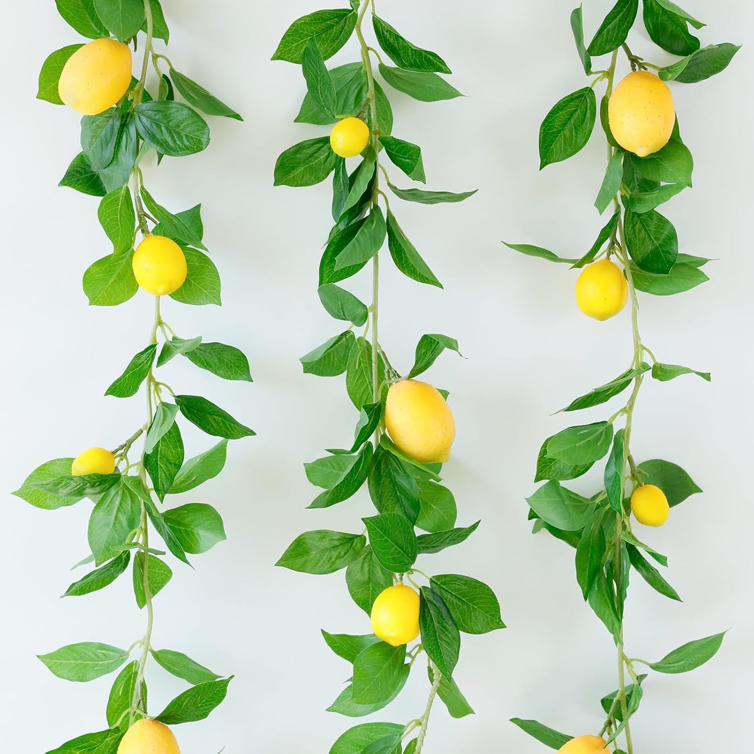 3 Strands Odorless Artificial Ivy Vines Kit, 71″ Silk Ivy Garland with Green Lea