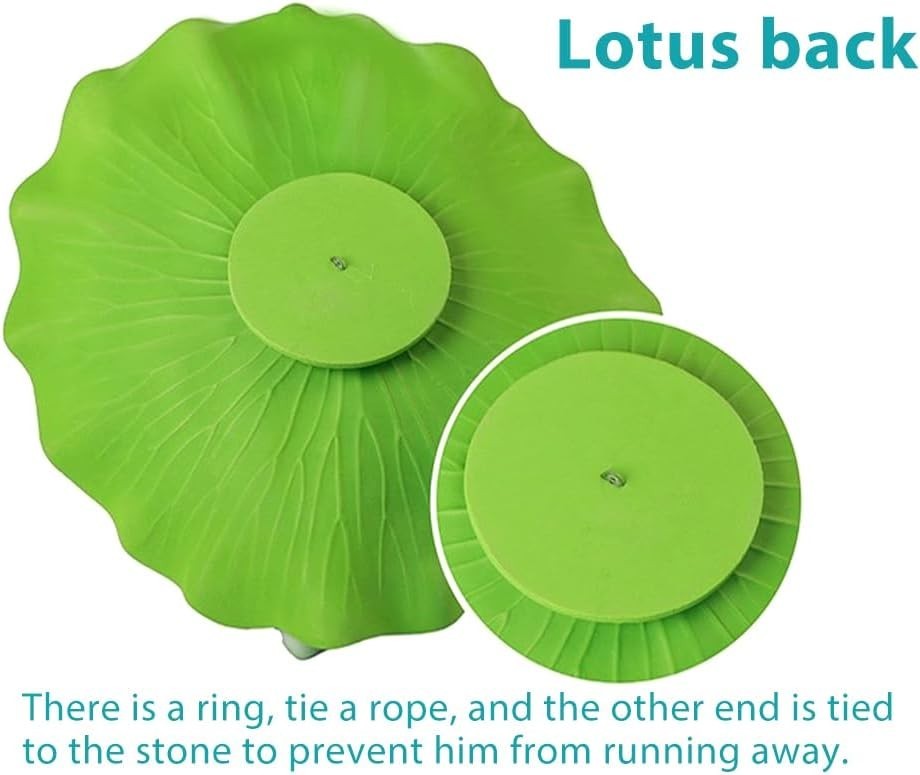 Artificial Foam Floating Lotus Pads – 14 Piece Set for Beautiful Water Features