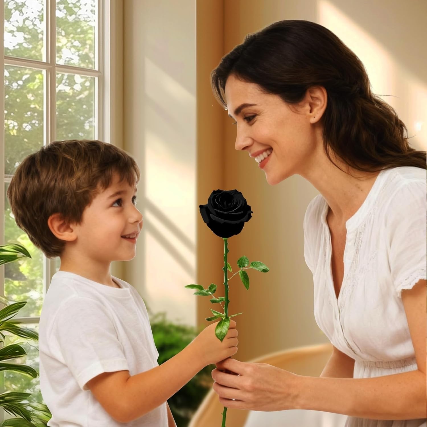 Black Preserved Roses for Delivery – Single Flower Gifts for Her