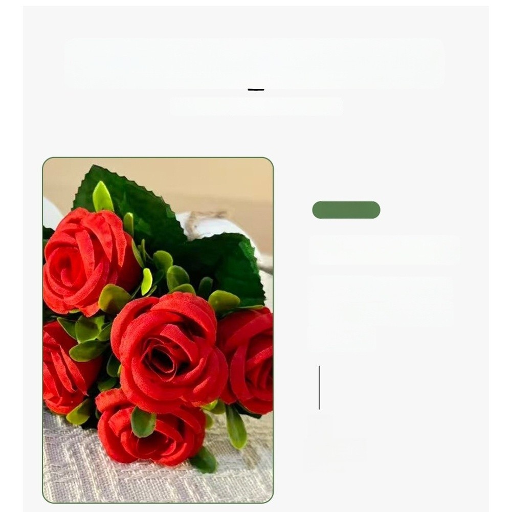 Artificial Flower Arrangement in Pot with Bow for Event For Home Styling