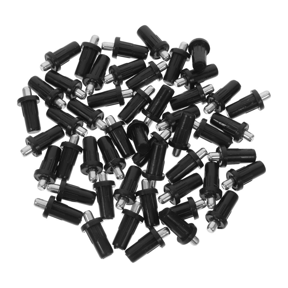 100pcs Spring Loaded Cabinet Door Pin, Furniture Fittings Connector Telescopic