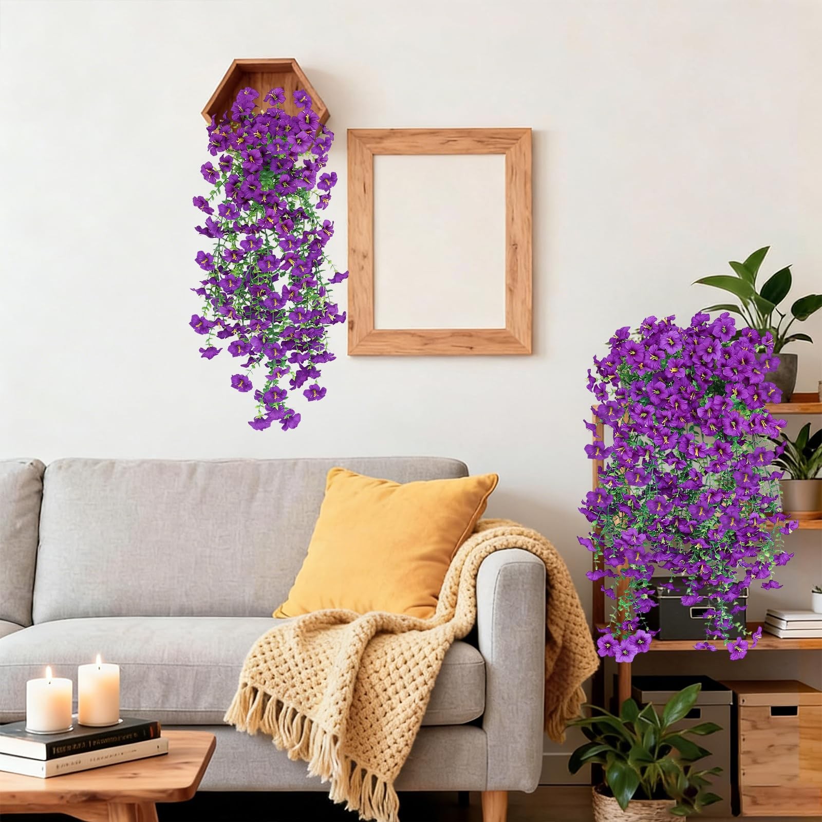Vibrant Silk Artificial Flowers for Outdoors with Realistic UV Resistant Fake…