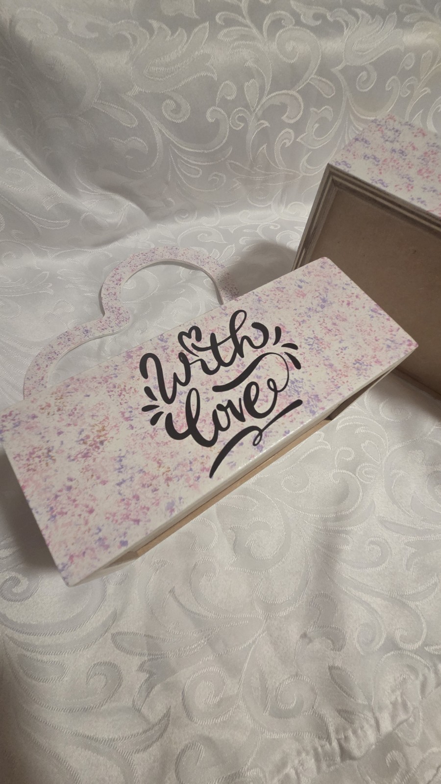 Cajas De Madera Para Flores Decorated wooden boxes for flowers
