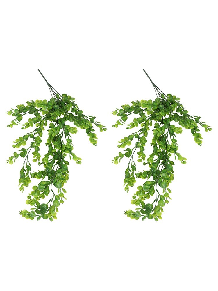 Artificial Eucalyptus Leaves Rattan Plants Set for Floral Arrangements