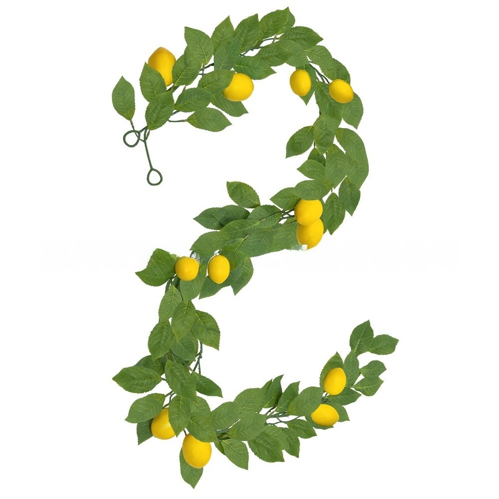 Artificial Lemon Vine with Detailed Craftsmanship for Modern Farmhouse Style