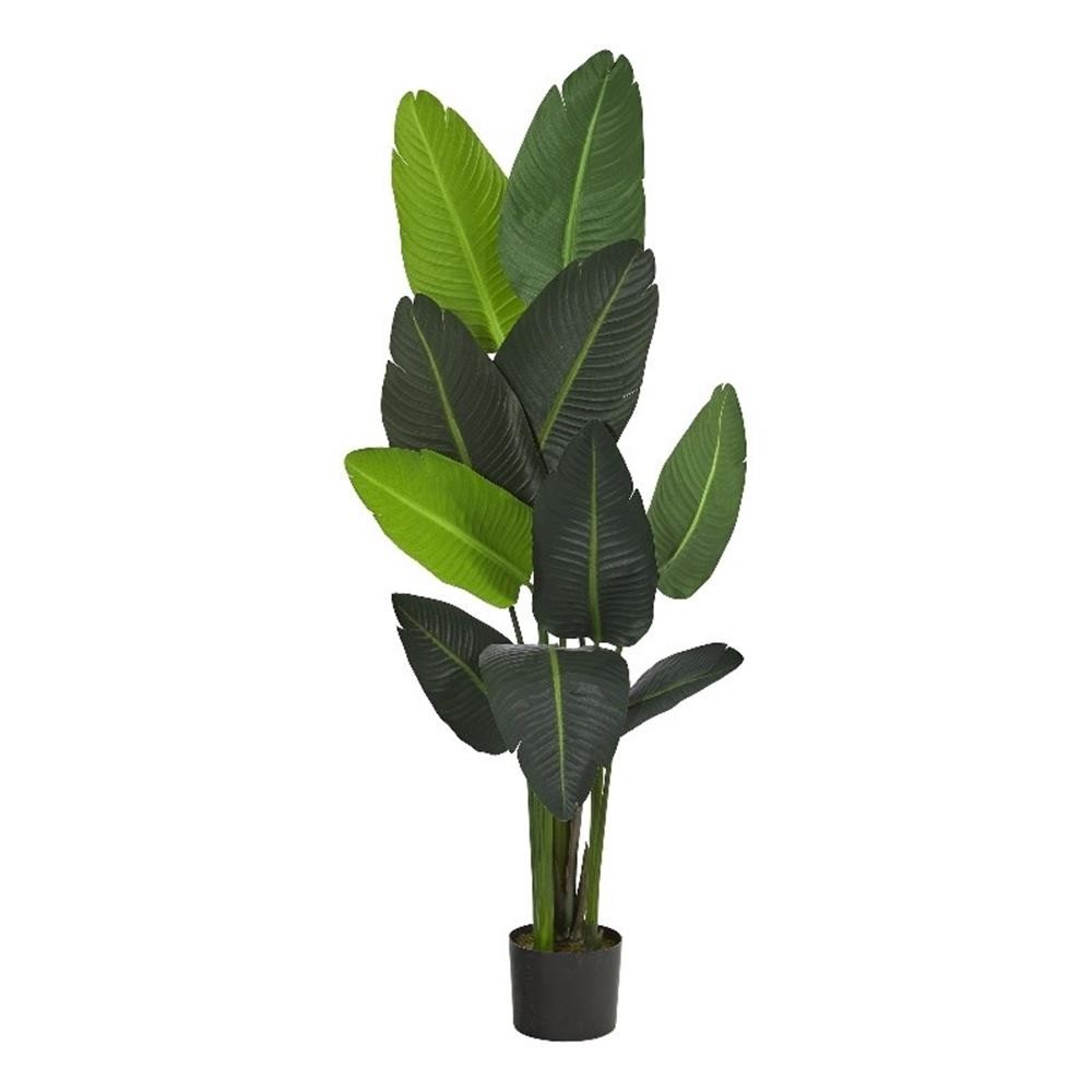 Nearly Natural 58″ Travelers Palm Artificial tree in Green