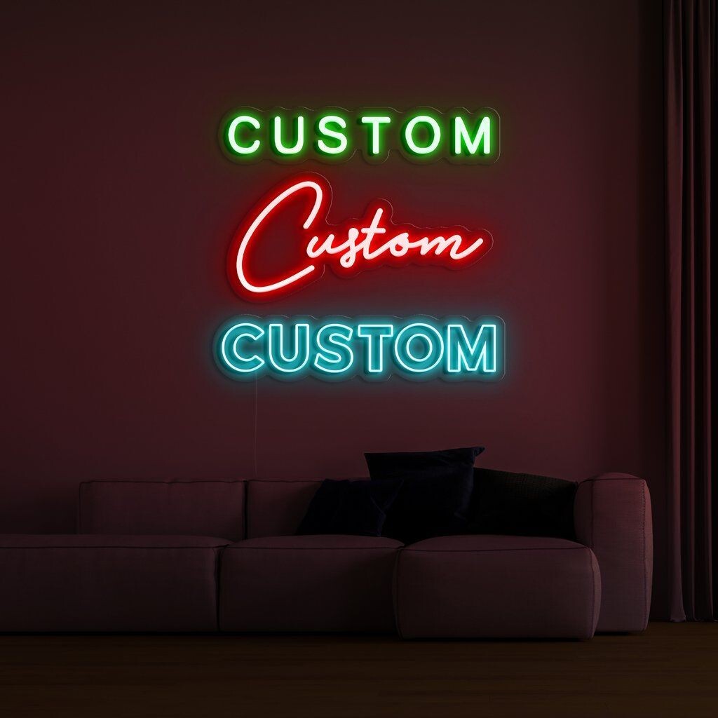 Custom Personalized Neon LED Light Sign – Wedding, Birthday, Party, Home Decor