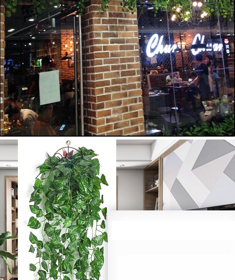 90cm Artificial Green Ivy Plant Hanging Vine For Home / Garden Wall Fence Decor