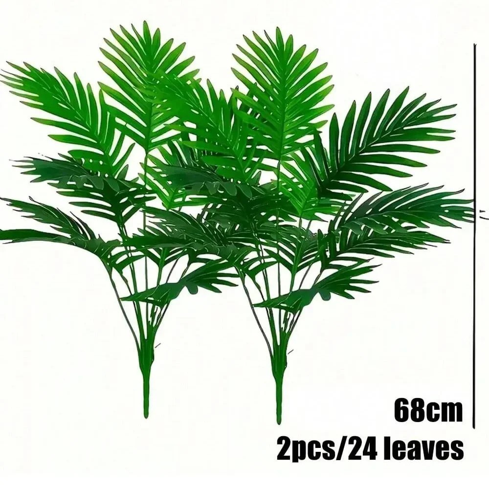 36 Leaves Areca Palm Artificial Plant Large Realistic Indoor Outdoor Decor