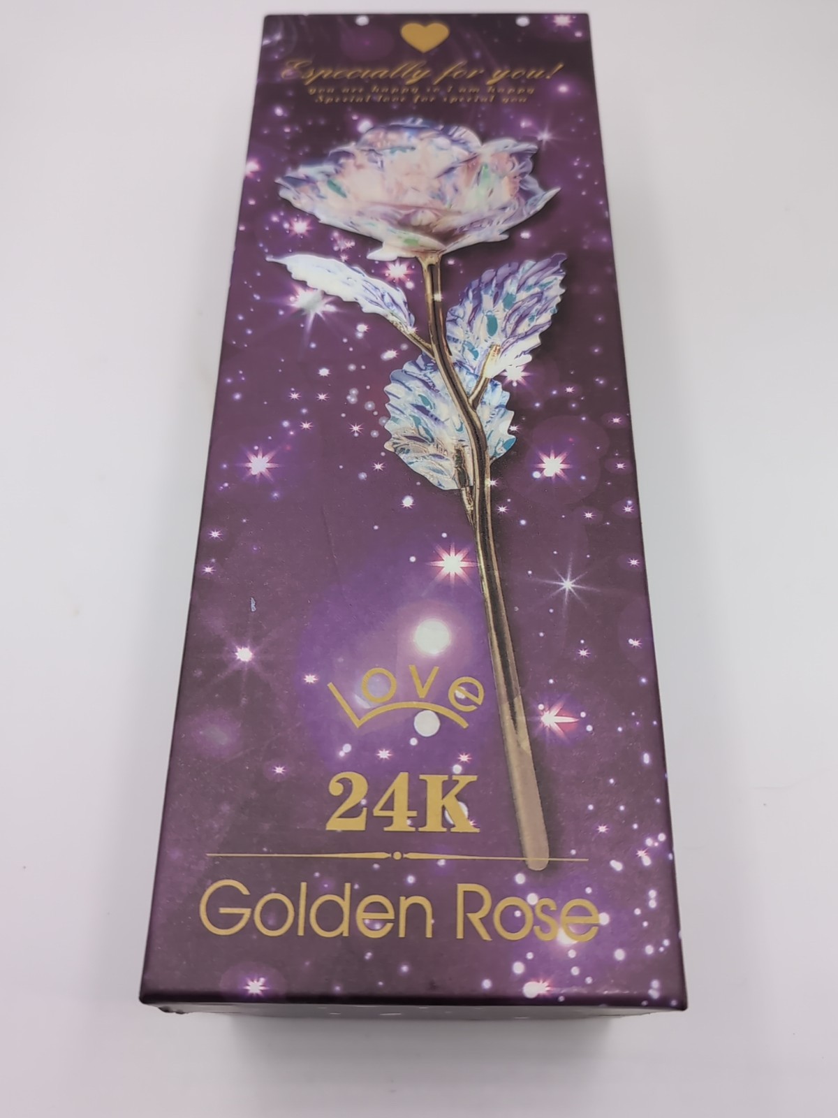 Love 24K Golden Rose For Birthday/Anniversary/Etc With Flashing LED Light