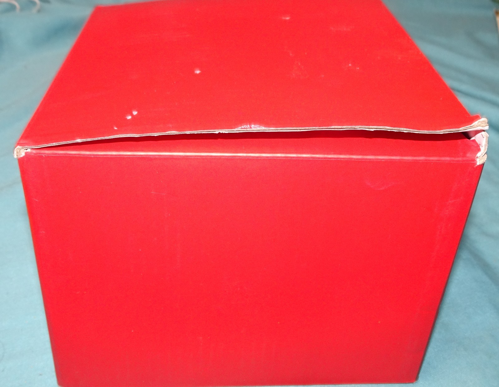 new open box Preserved Real Red Rose Gift Box with Heart Necklace Eternal Flower
