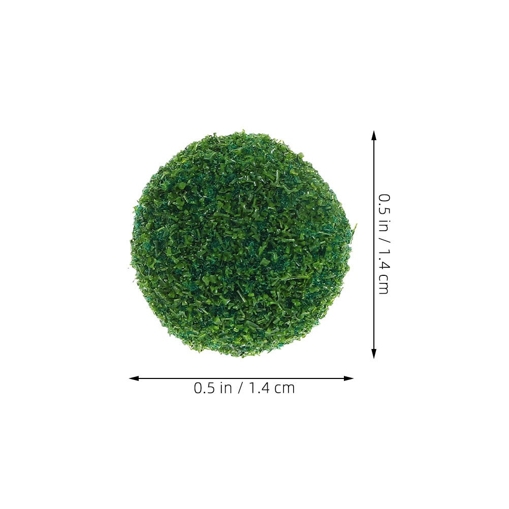 10Pcs Reusable Miniature Faux Topiary Balls Green Decorative Garden Spheres