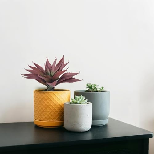Artificial Aloe Vera Plant, 11Inch Realistic Large Fake Succulents for Red
