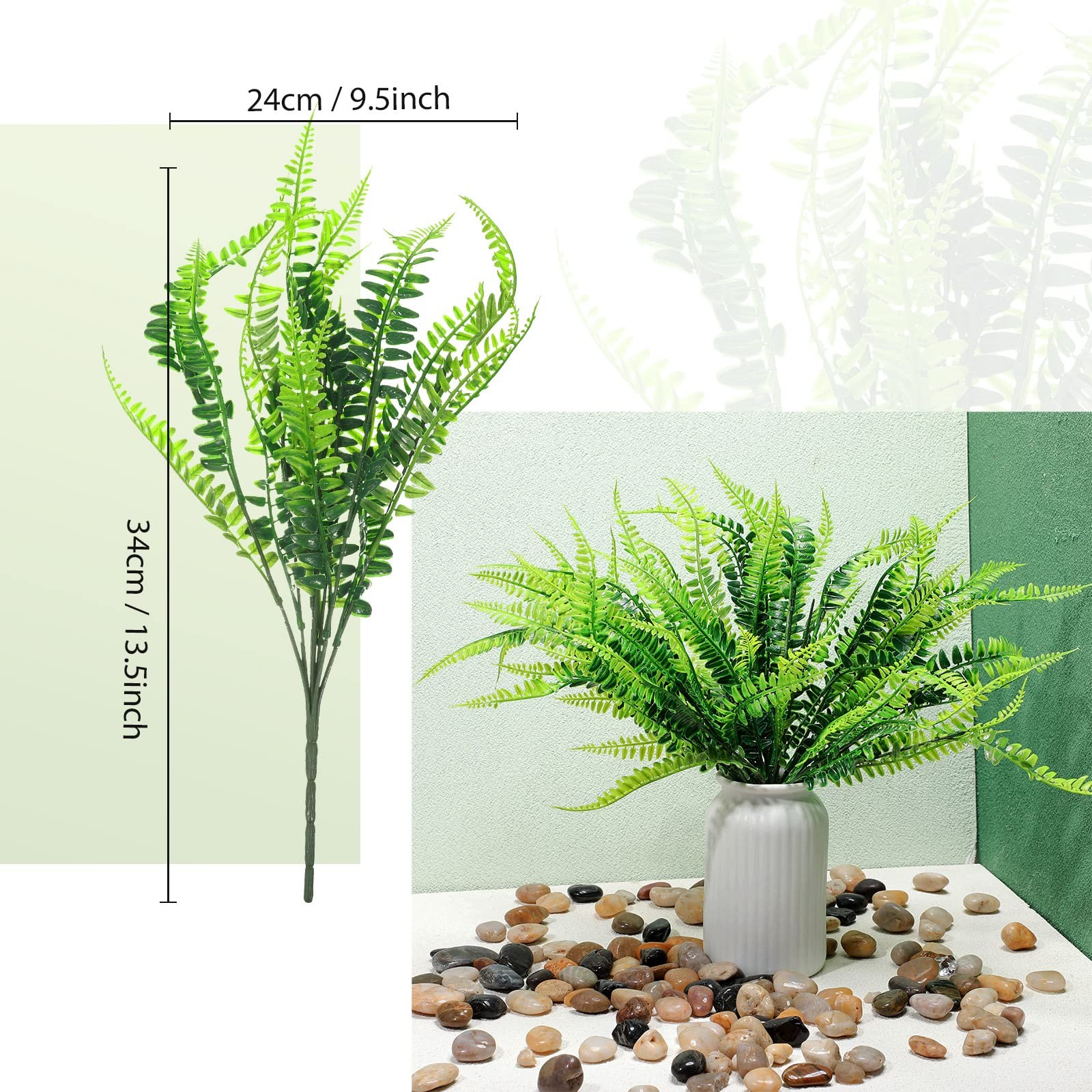 16 Bundles Artificial Hanging Plants Artificial Succulents Fake String of Pea…