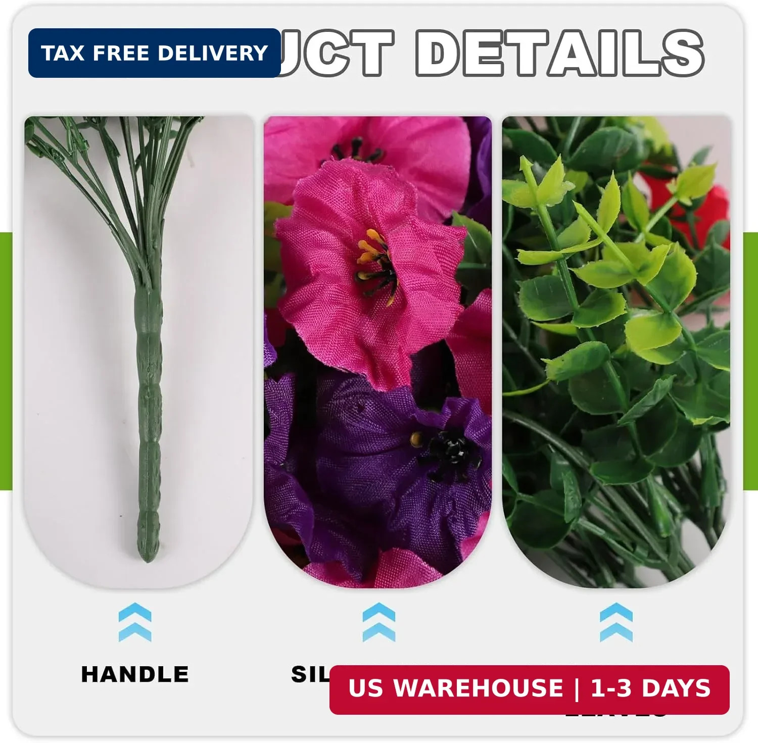 Fake Artificial Hanging Morning Glory Flowers for Outdoor Planters Porch Pation